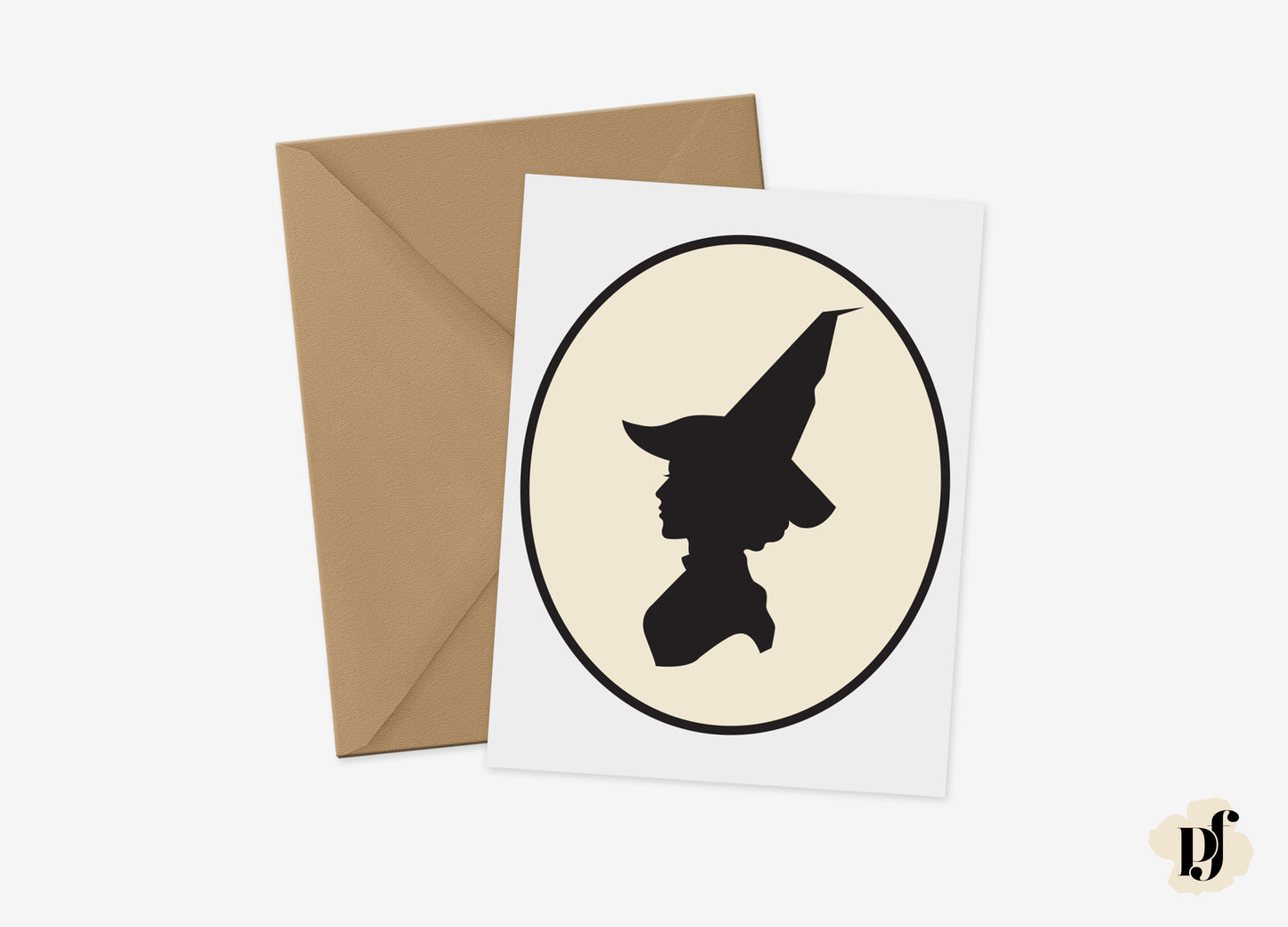 NEW! Victorian Witch-Greeting Card