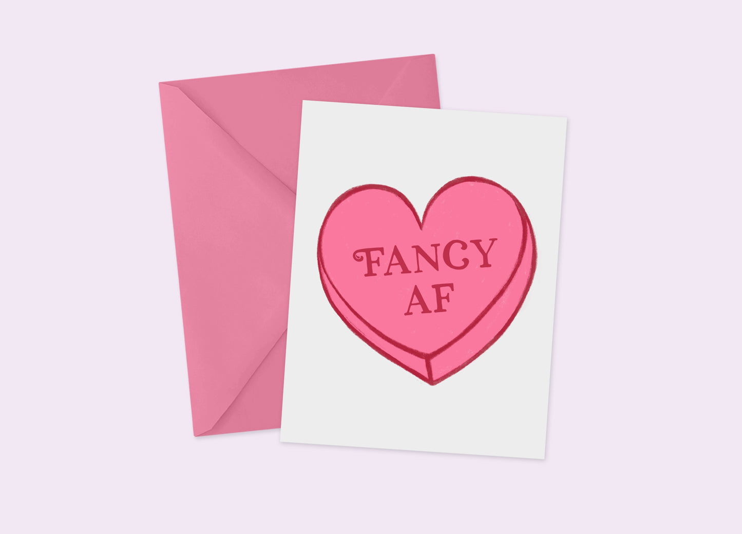 Fancy AF - Greeting Card