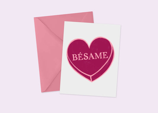 Bésame - Greeting Card